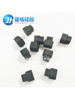 东莞硅胶制品厂家定制导电硅胶塞 黑色导电硅胶堵头