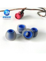 东莞硅胶制品厂定制生产加工双色耳机硅胶耳帽