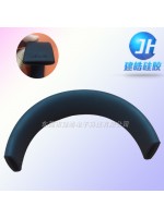 厂家生产包裹式耳机硅胶头带制品-建皓硅胶